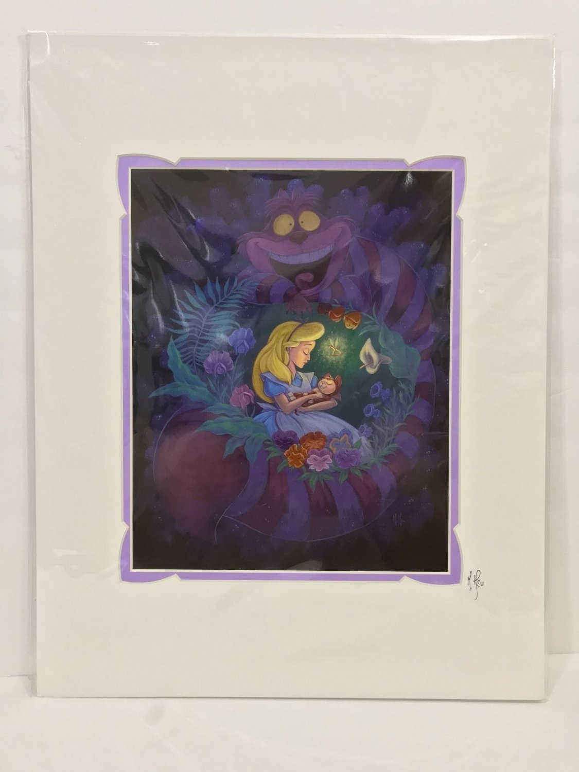 Disney WonderGround Alice in Slumberland Deluxe Print Signed by Martin Hsu New