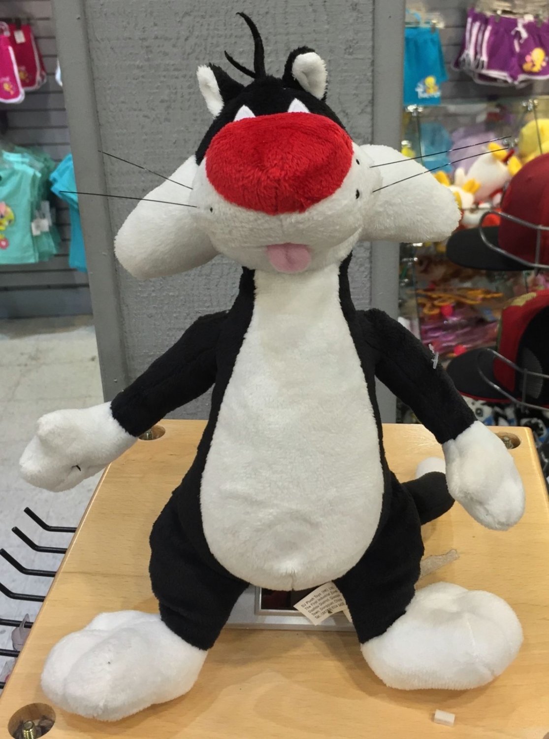 Six Flags Magic Mountain Looney Tunes Sylvester Cat 12" Plush New with Tags