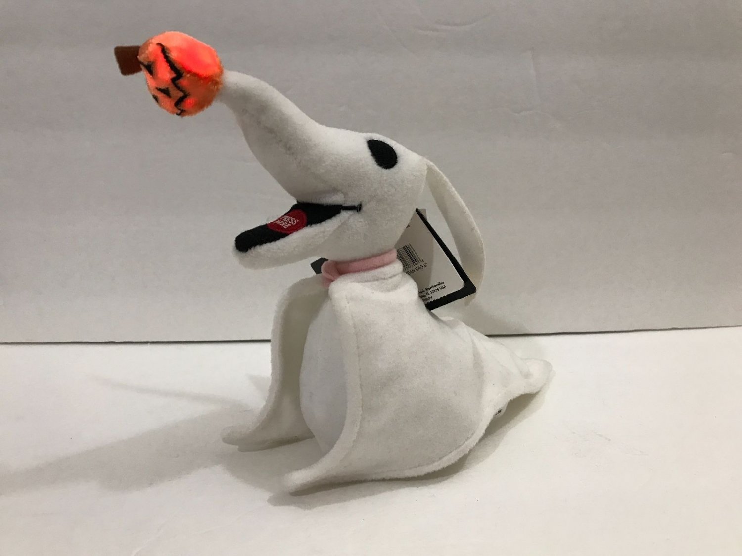 Disney Parks The Nightmare Before Christmas Bean Bag Zero Plush 8" Light Up New