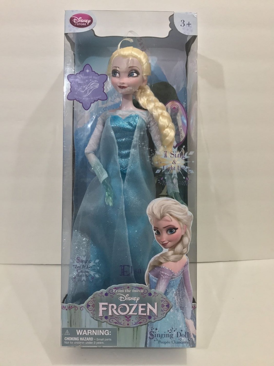 Disney Store Disney Parks Frozen Disney Queen Elsa Singing Doll New in Box