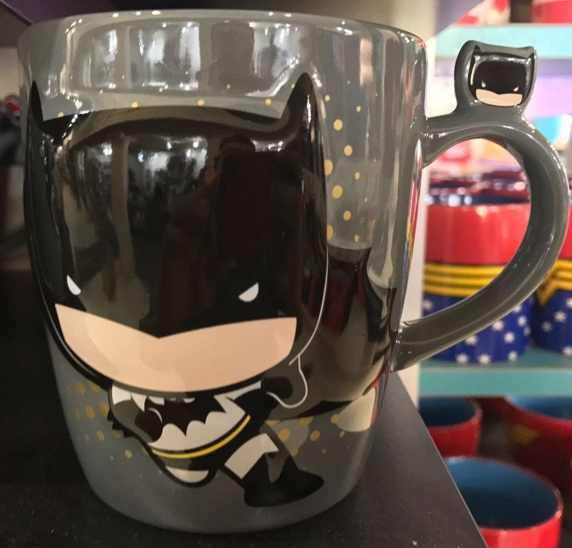 Six Flags Magic Mountain Dc Comics Batman Cuties Chibi Ceramic Mug New