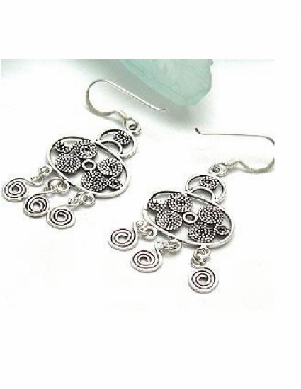 EX-8004 Handmade 925 Sterling Silver Earrings