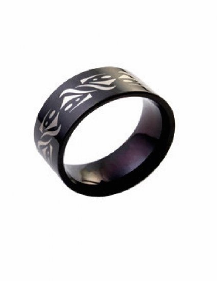 Free shipping--Stainless steel Titanium Color Band Ring