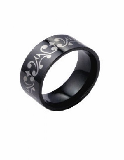 Free shipping--Stainless steel Titanium Color Band Ring
