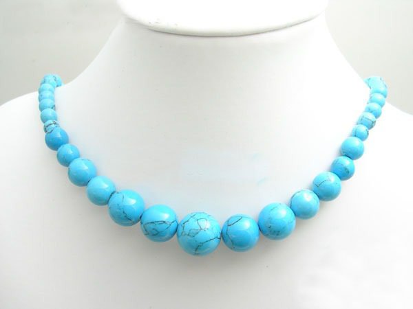 Free shipping---Turquoise Beads Necklace