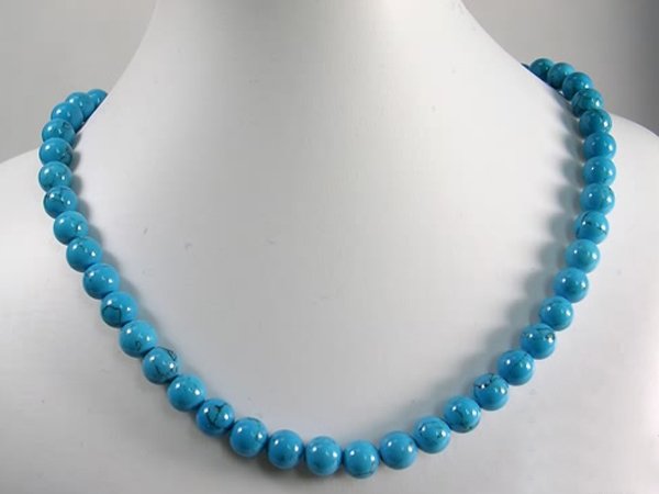 Free shipping---Turquoise Beads Necklace