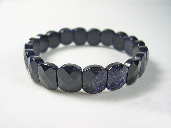 Free shipping---Blue Sandstone Bracelet