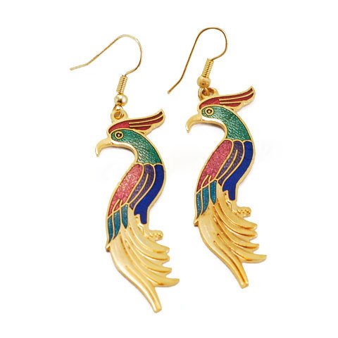 Free shipping--Cloisonne Earrings