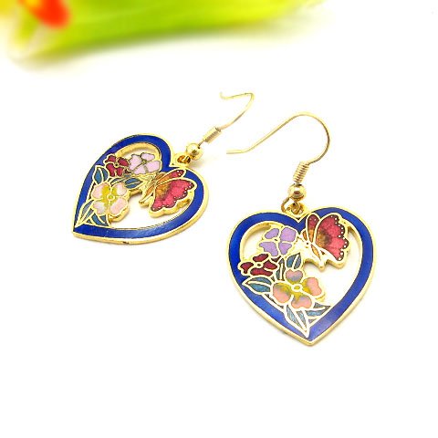 EBK-8003 Cloisonne Earrings