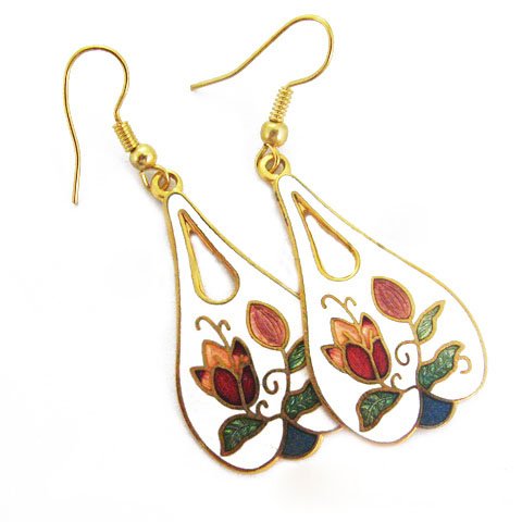 EBK-8001 Cloisonne Earrings