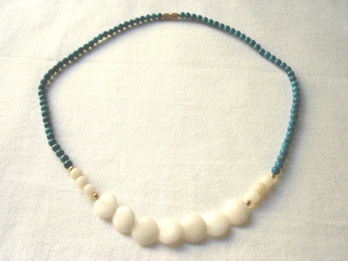 NSP-6002 Masan Stone and Shell Beads Necklace