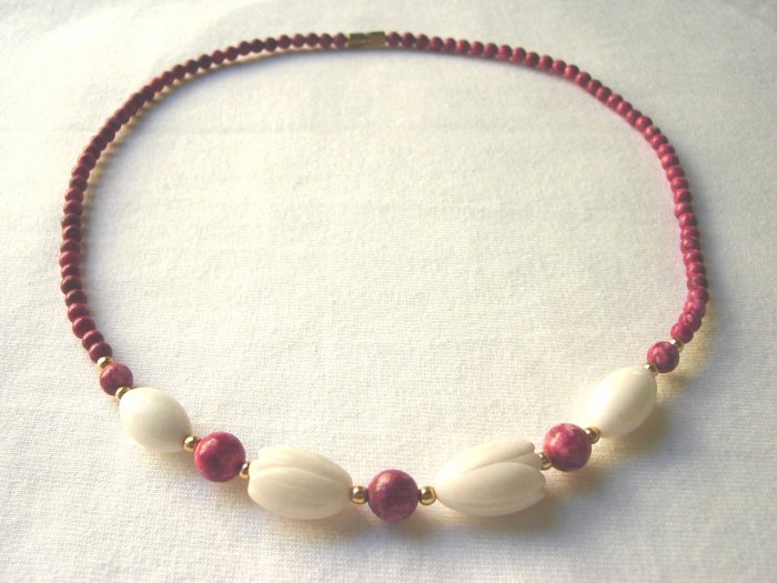 NSP-6003 Masan Stone, Shell Necklace