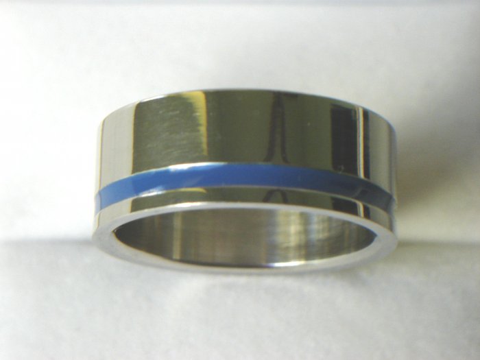 RHD-8061 Stainless Steel One Row Band Ring