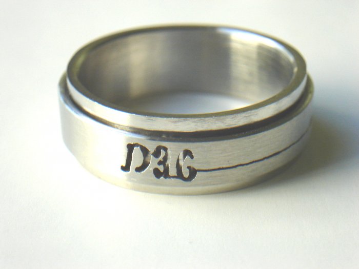 RHD-8025 Stainless Steel Laser Cut Spin Ring
