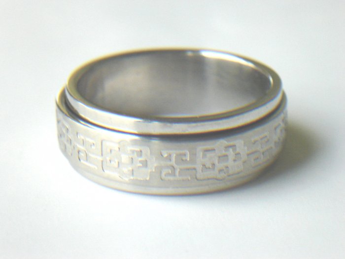 RHD-8020 Stainless Steel Laser Cut Spin Ring