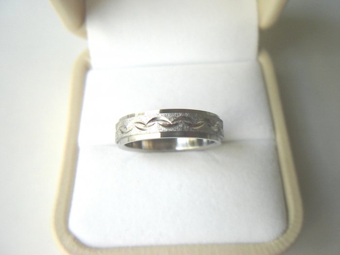 RHD-8049 Stainless Steel Wedding Band Ring