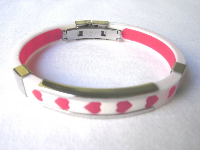 BHY-2027 Stainless Steel And Rubber Bracelet