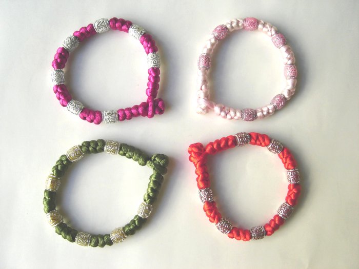 Free shipping--Chinese Knot Bracelet 4pcs/lot