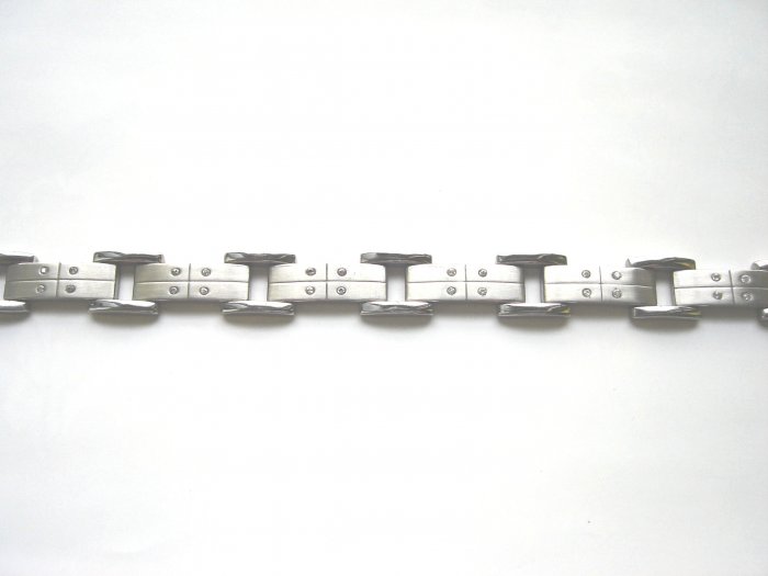 BHD-8008 Stainless Steel And CZ Bracelet