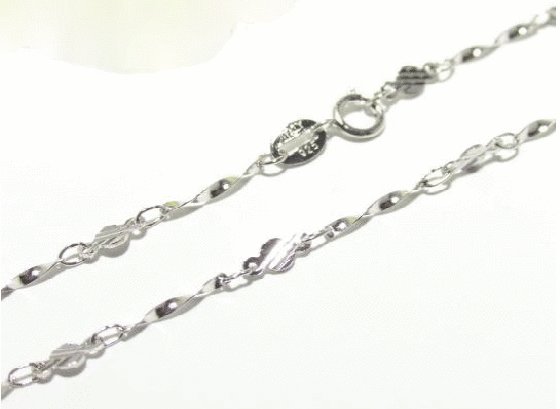 Free shipping---Sterling Silver Chain 18"