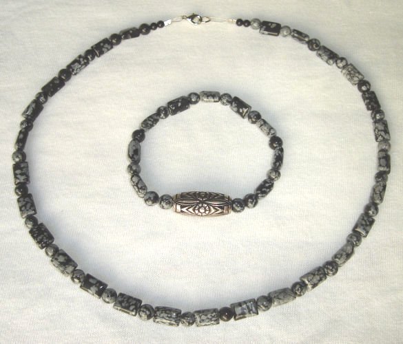 HDNB-8001 Snowflake Stone Jewelry set