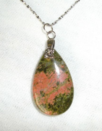HDP-1001 Unakite Stone Pendant