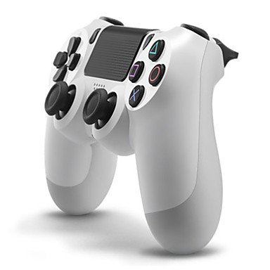Kinghan® Compatible with PC/ computer Gaming Controller Plastic USB Accessory Kits for PS4 white