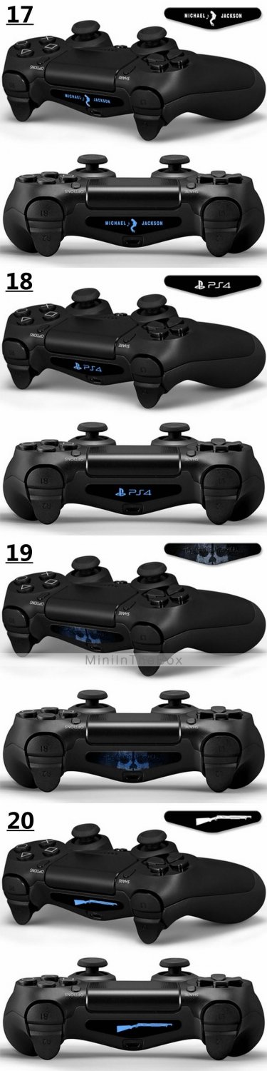 Cool Light Bar Sticker Decal Led For PlayStation 4 PS4 Controller FOR DualShock 4 4 choices