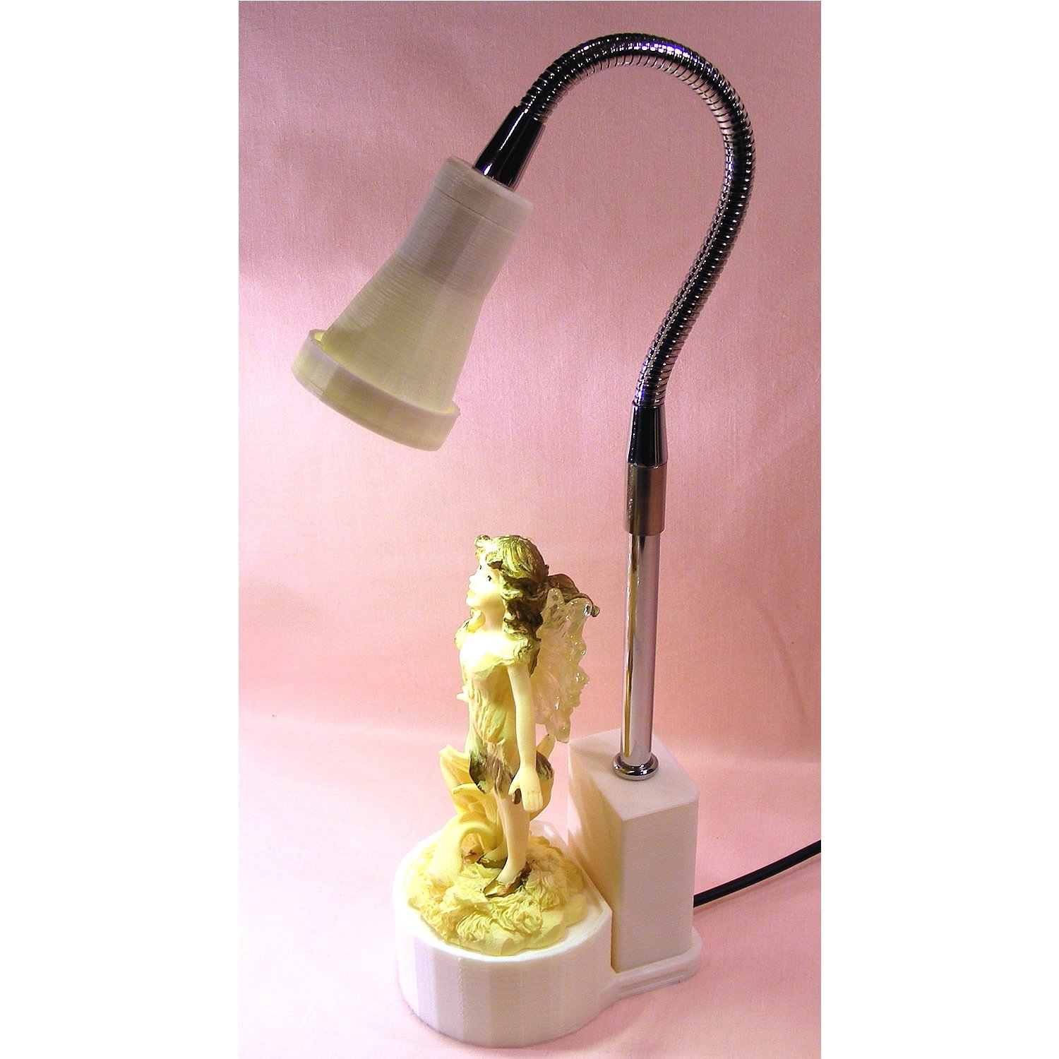 Standing Fairy Compact LED Bedside Lamp with Adjustable Gooseneck Light