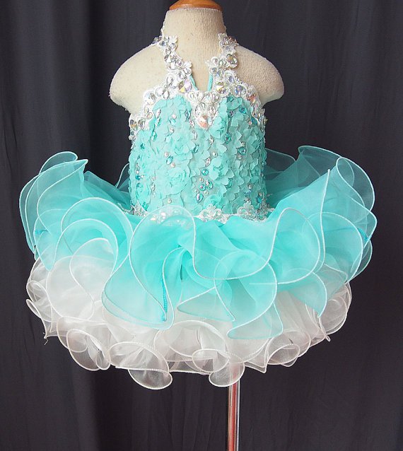 Lafinefashion flowers girl dress for wedding party N1508021402