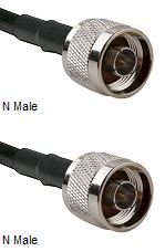 25 foot N-male to N-male cable