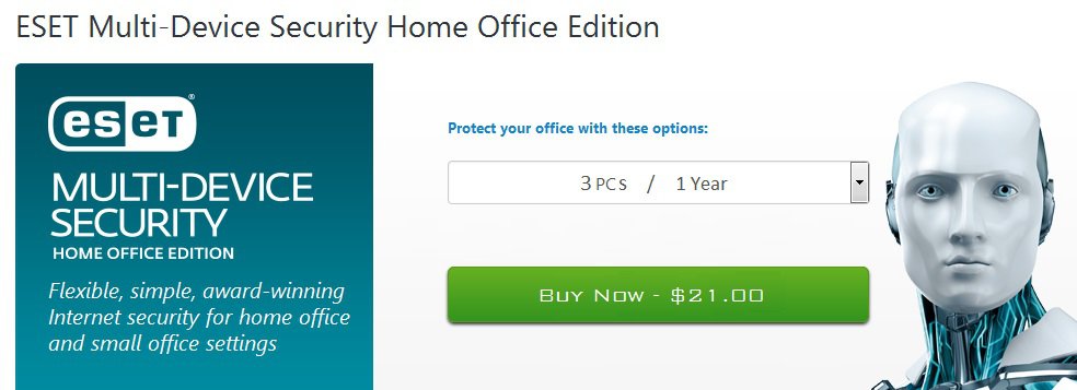 ESET Internet Smart Security 9 3 PCs 1 year