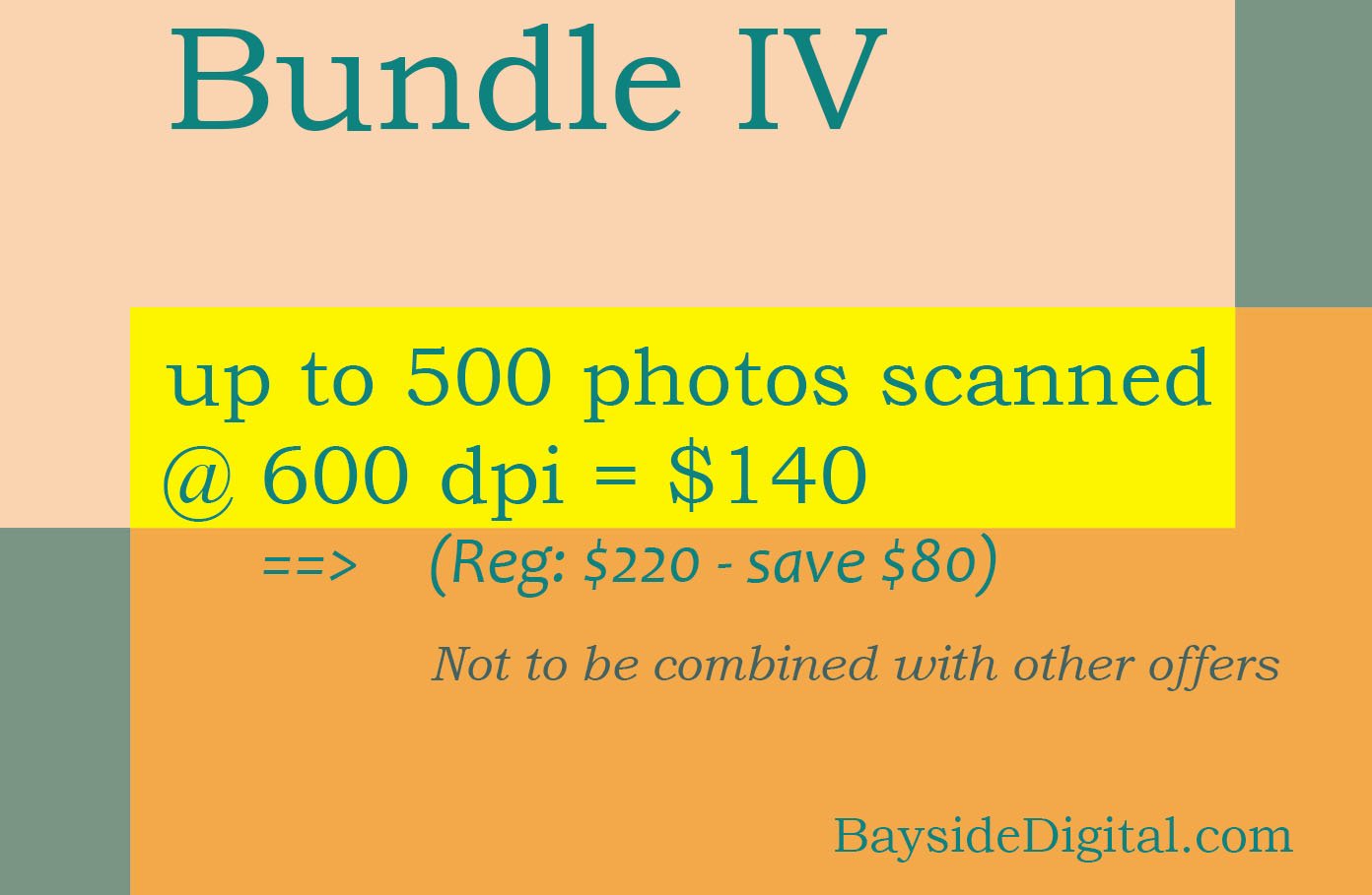 Scanning digitizing photos up to 500 scanned at 600 dpi SPECIAL SALE