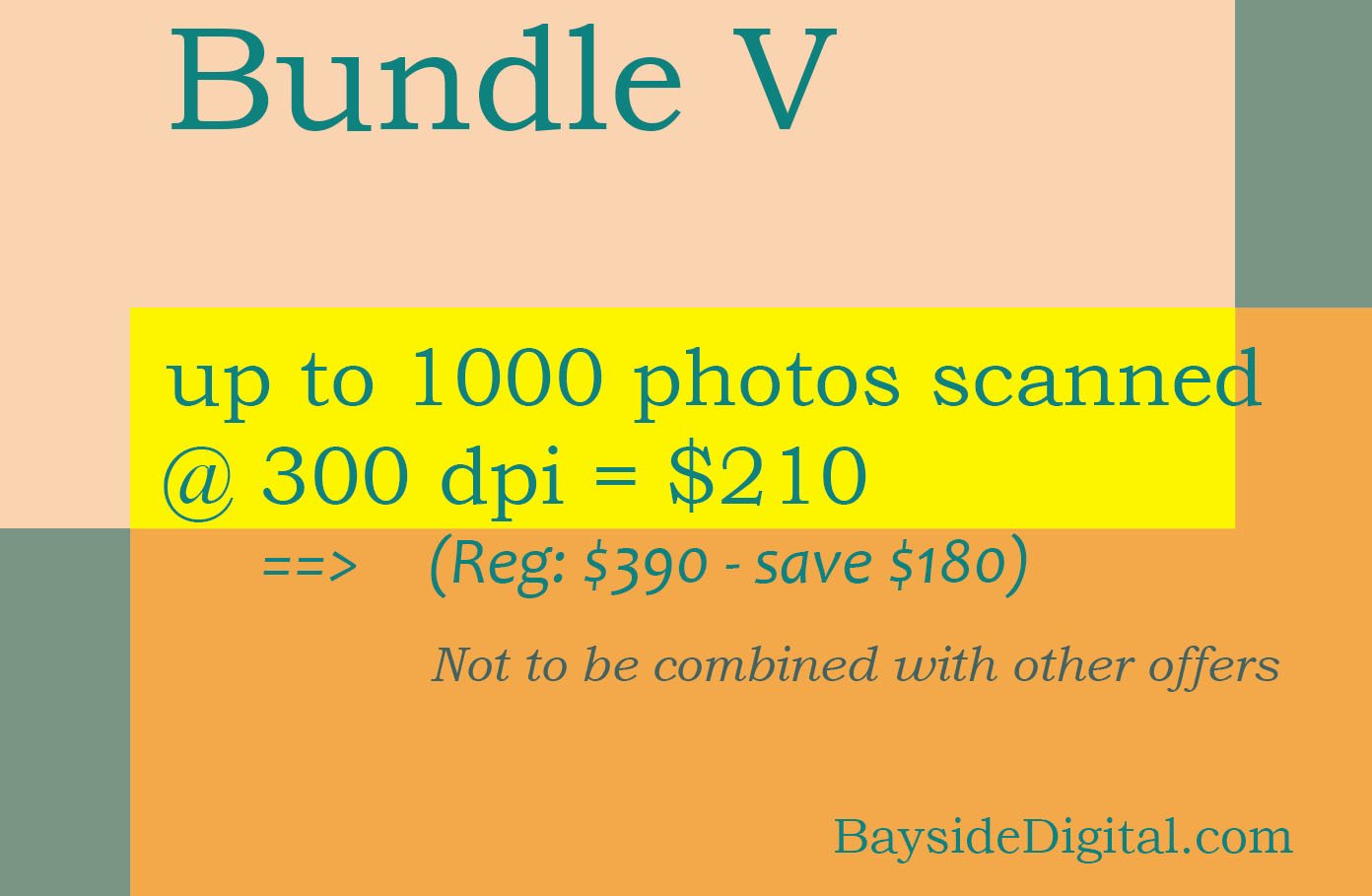 Photo digitizing scanning up 1000 photos scanned at 300 dpi SPECIAL SALE