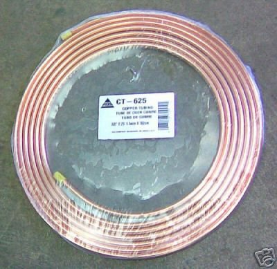 Soft Copper Tubing 3/8"x25' Tube de cobre ouen cuivre CT-625
