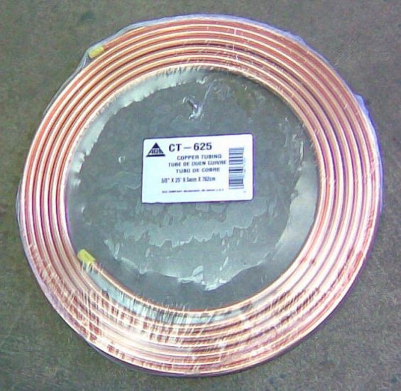 Soft Copper Tubing 5/16"x25' Tube de cobre ouen cuivre CT-525
