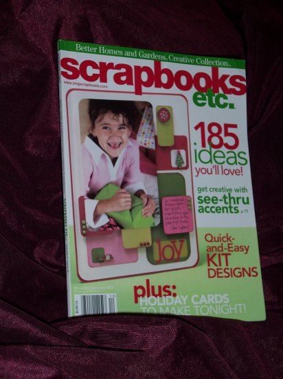 Scrapbooks etc. November/December 2005 from Better Homes & Gardens Creative Collections