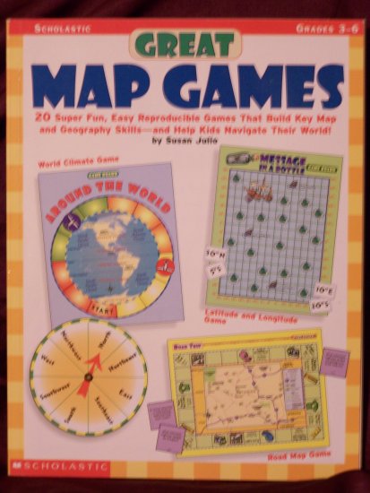 Great Map Games from Scholastic Grades 3-6