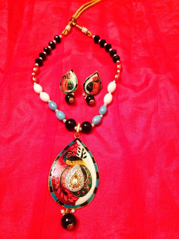 Brand New Indian Necklace Colorful Set