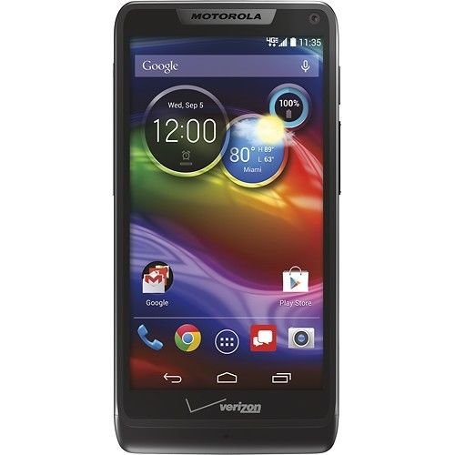 Verizon Wireless Prepaid - Motorola Luge 4G LTE No Contract Cell Phone - Black