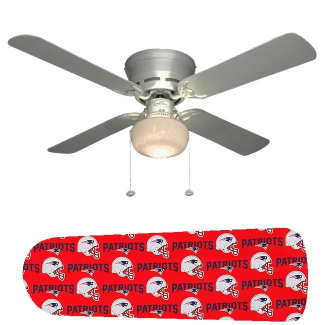 New England Patriots Ceiling Fan w/Light Kit or Blades Only or Ceiling Lamp