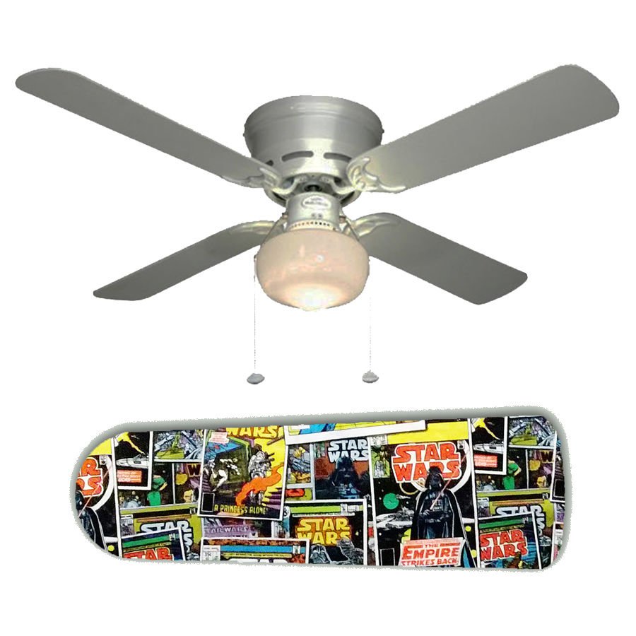 Star Wars Comic Book Ceiling Fan w/Light Kit or Blades Only or Ceiling Lamp
