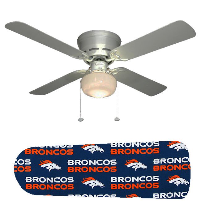 Denver Broncos Ceiling Fan w/Light Kit or Blades Only or Ceiling Lamp