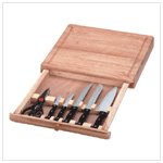 Cutting Board Knife Set 34248