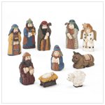 Resin Nativity Set 37558