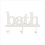 Bath Clothes Hook Wall Plaque 36667