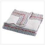 Blue Floral Quilt Cover 35043