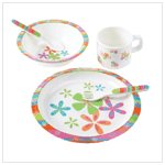 Daisy Girl's Dinnerware Set