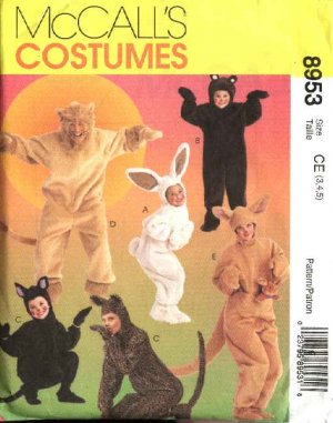 Halloween costume lion - Simplicity 7118 Sewing Pattern Childrens