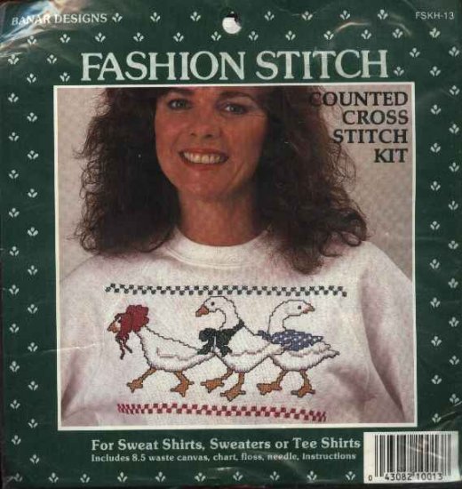 Geese Goose Counted Cross Stitch Kit Banar Designs